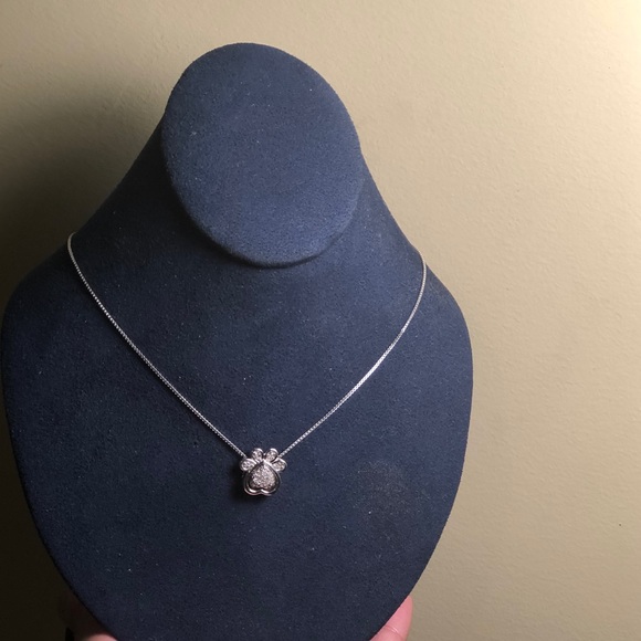 Dog Paw Print Heart necklace - Picture 5 of 5